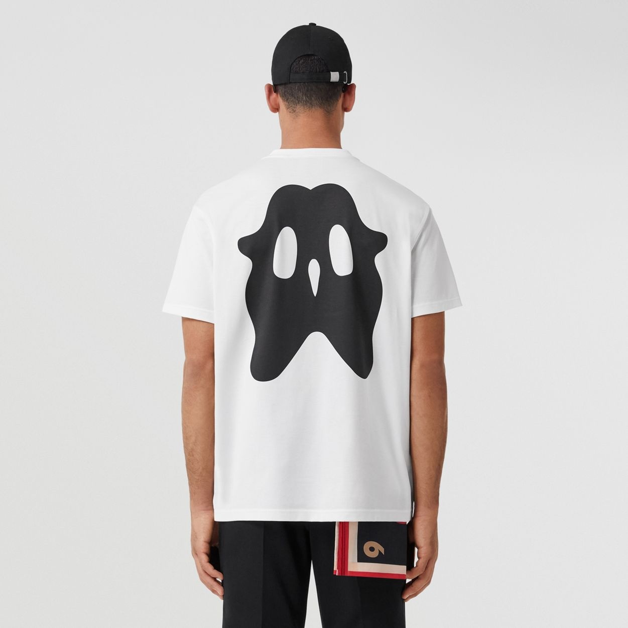 Monster Graphic Print Cotton Oversized T-shirt - 4