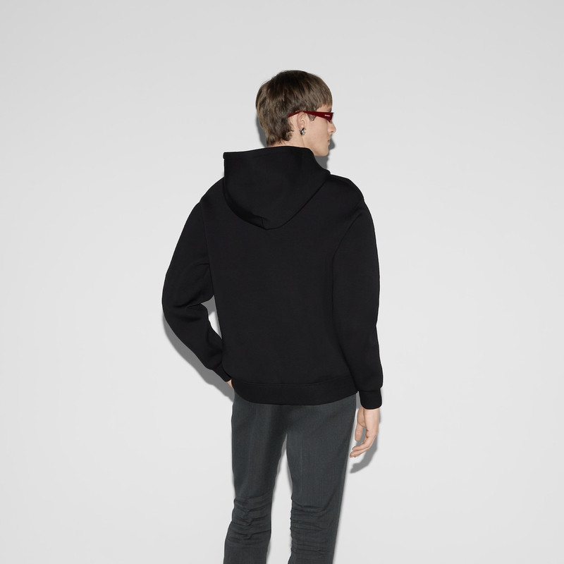 Viscose jersey hooded sweatshirt 4