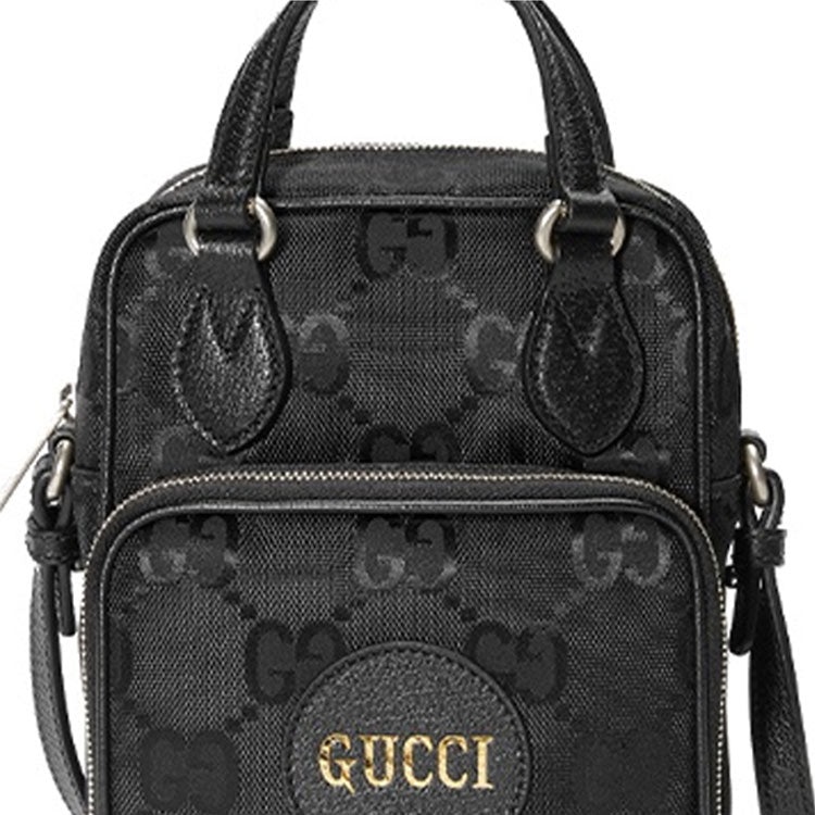 Gucci Off The Grid Series Bag Single-Shoulder Bag Men's Black 625850-H9HAN-1000 - 8
