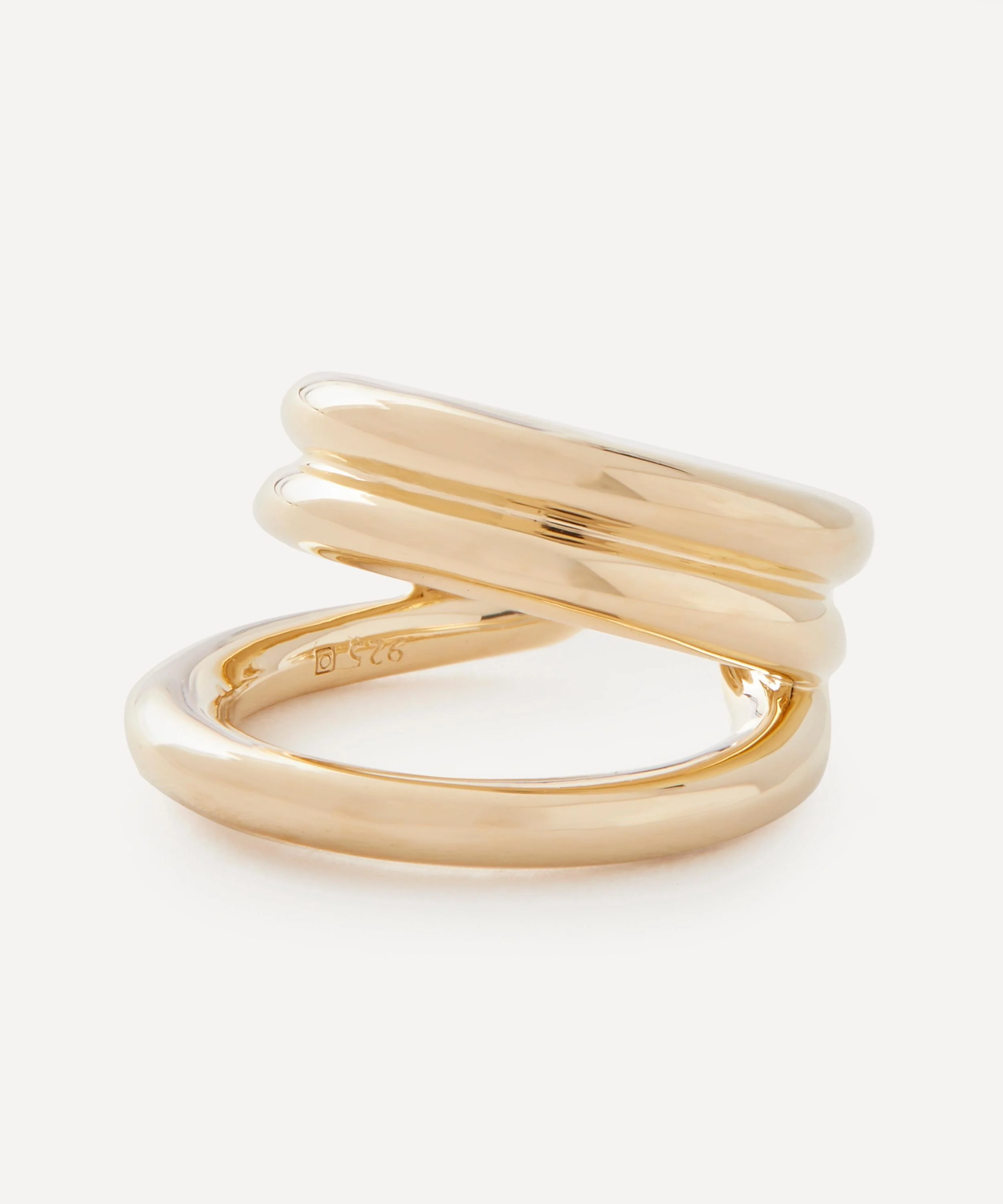 14ct Gold Plated Vermeil Silver Concero Ear Cuff - 1
