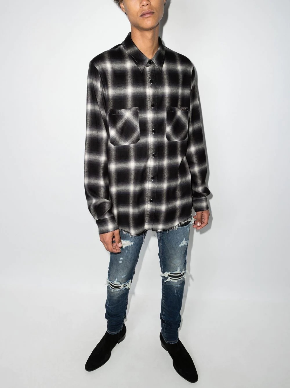 Core Shadow plaid shirt - 5