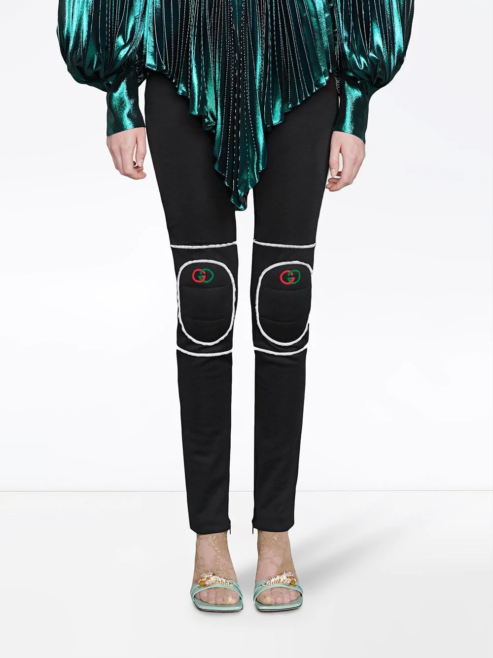 technical jersey leggings - 3