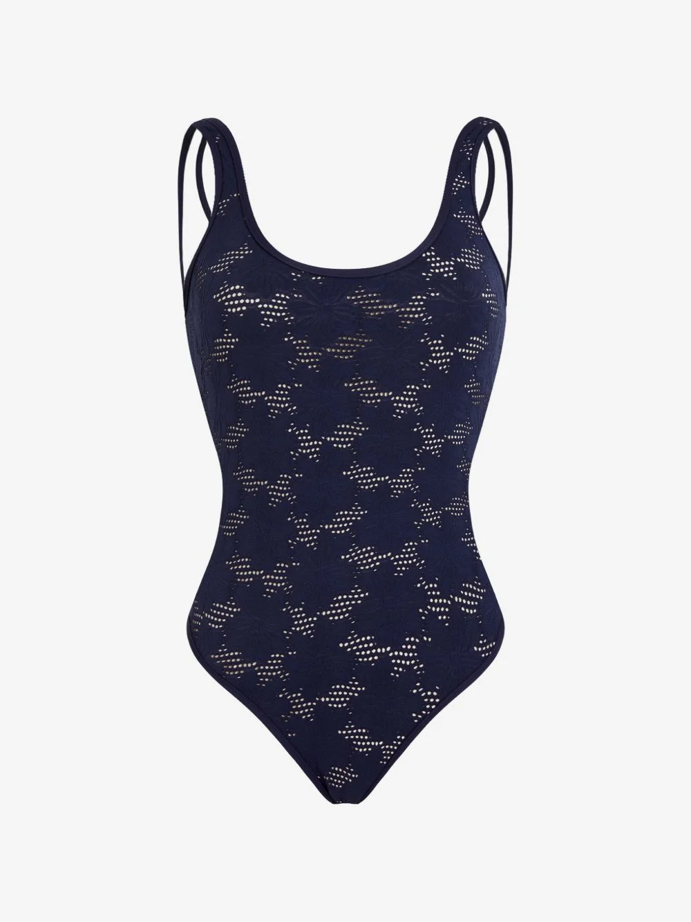 logo-tag swimsuit - 1
