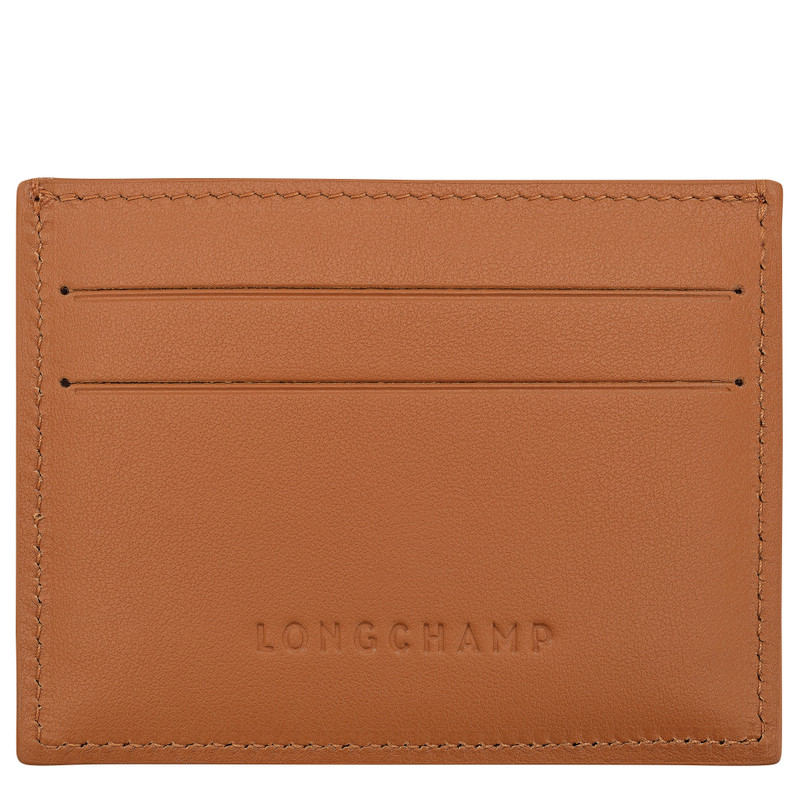 Longchamp Le Roseau Card holder Cashew - Leather outlook
