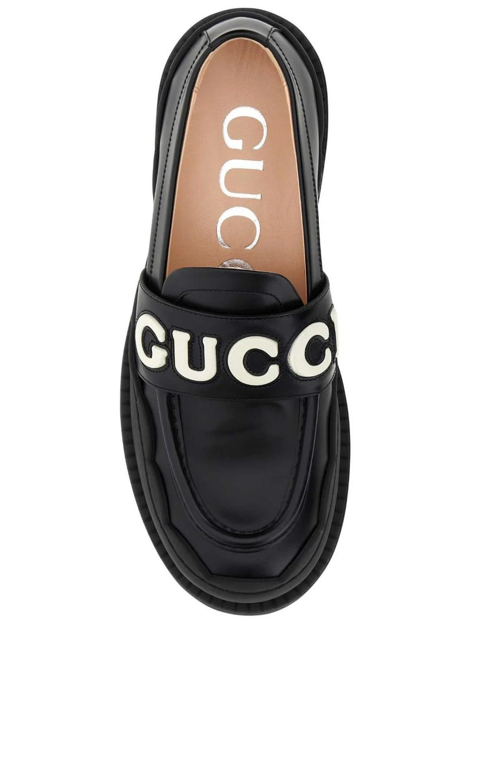 Logo Applique Leather Loafer - 5