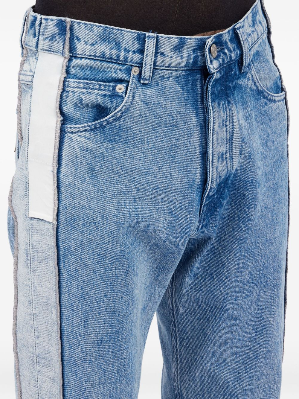 panelled regular jeans - 5