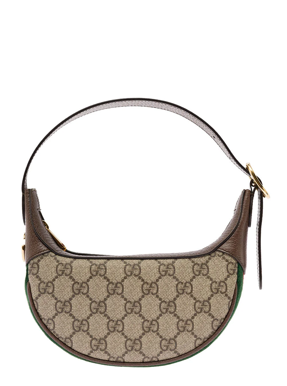 Gucci Women Brown Ophilia Mini Bag With Gg Motif All-Over In Canvas And Leather Woman - 1