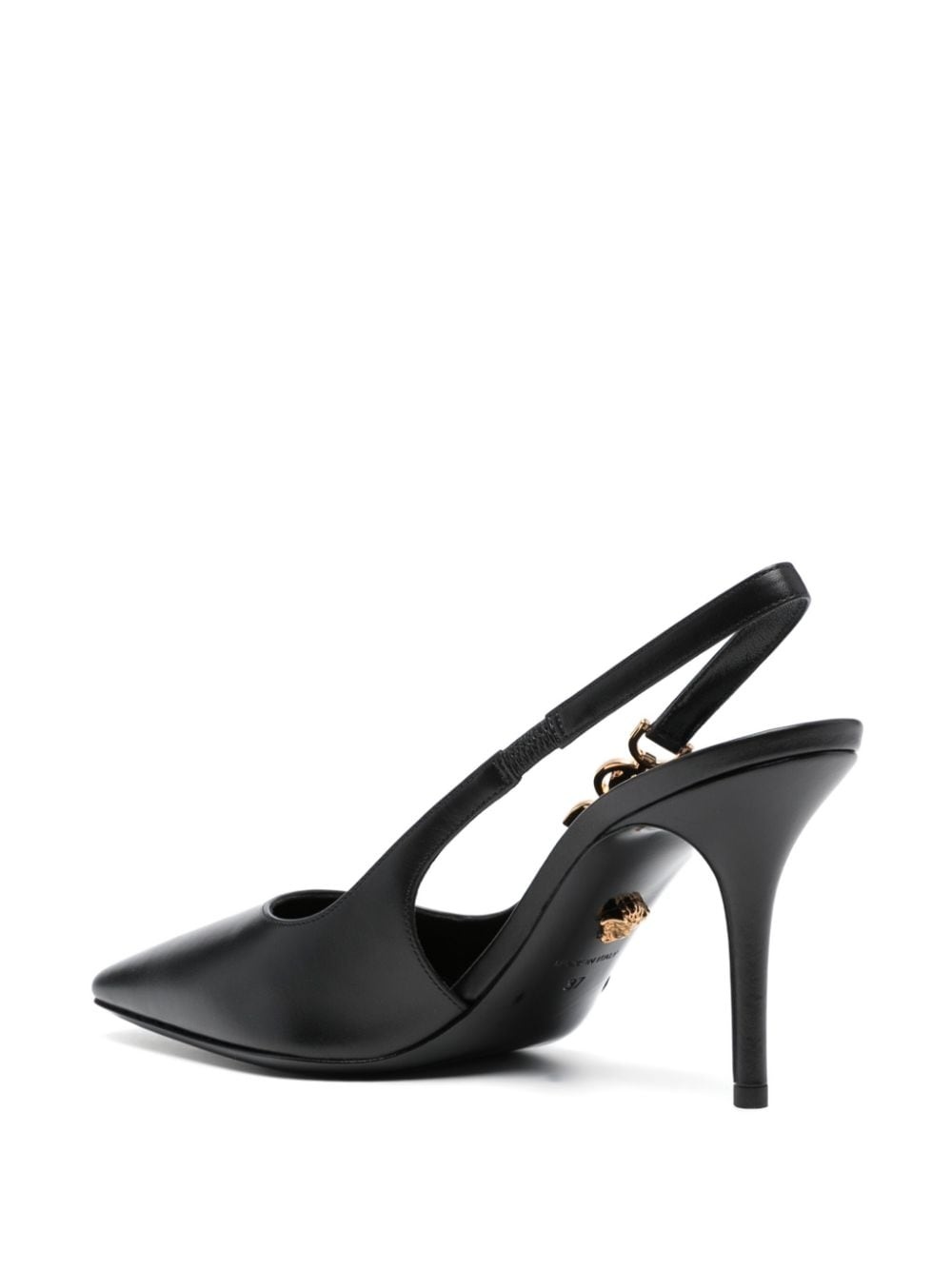 90mm Medusa leather pumps - 3