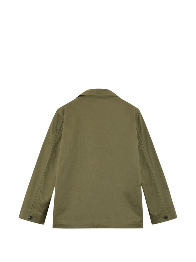 FORTELA Solomonf patch-pockets padded overshirt outlook