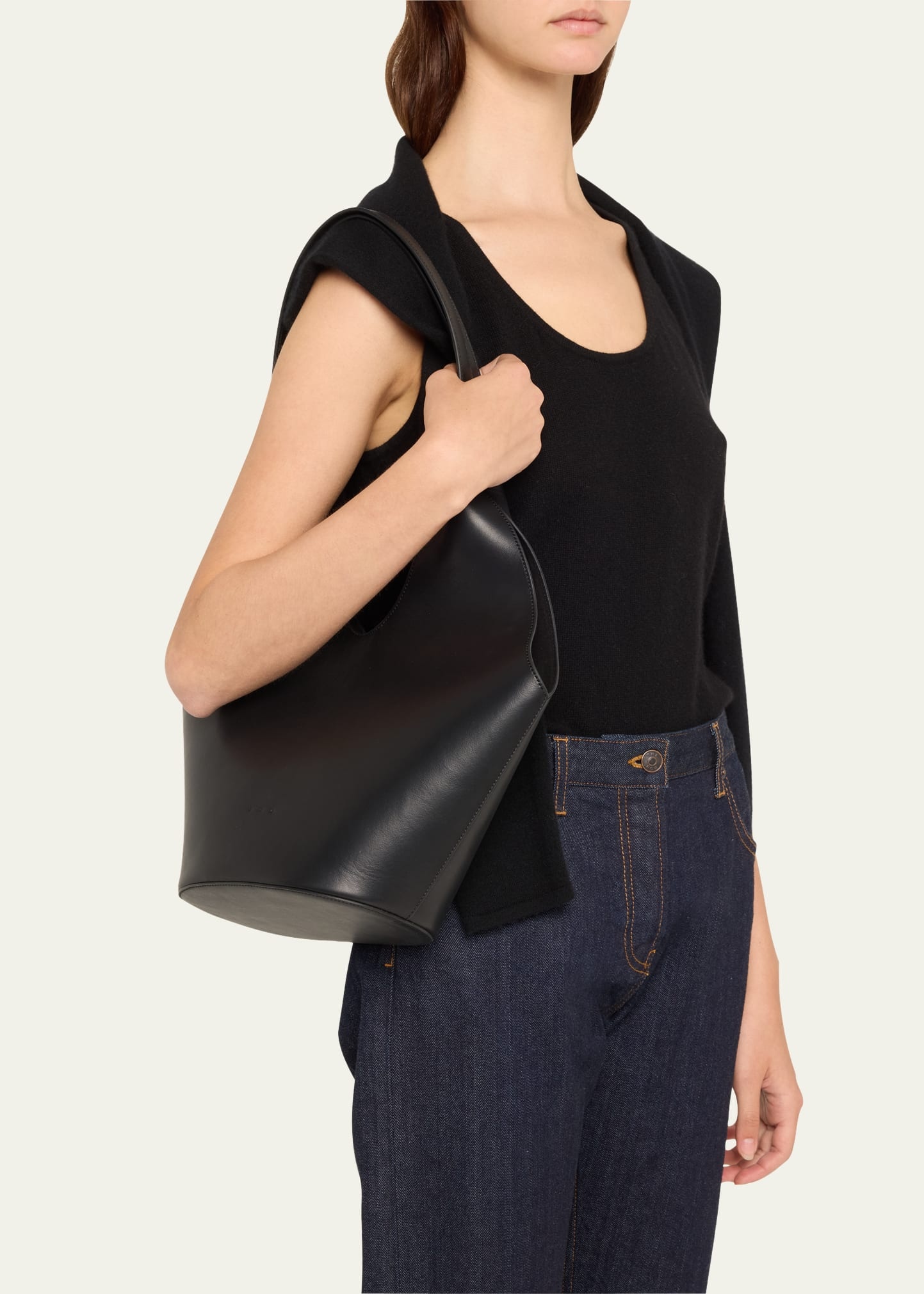 Phantom Smooth Calfskin Bucket Bag - 2