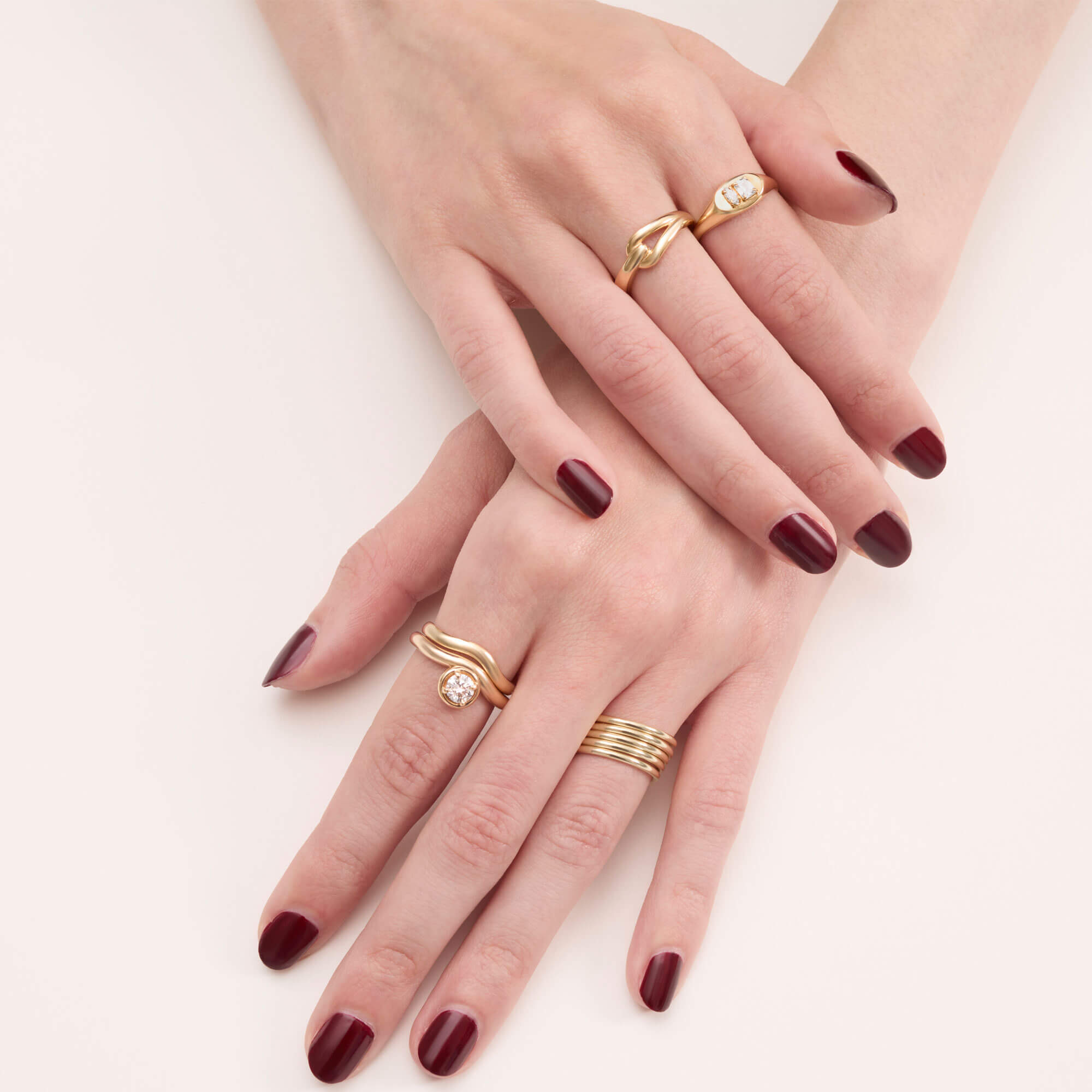 LAB-Created Diamond Soiree Signet - 12