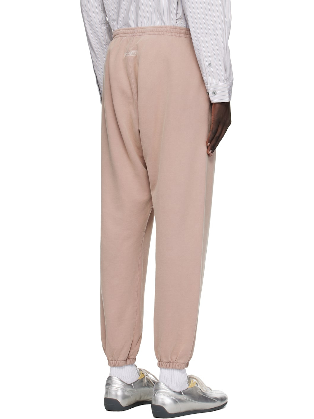 Pink Cotton Sweatpants - 3