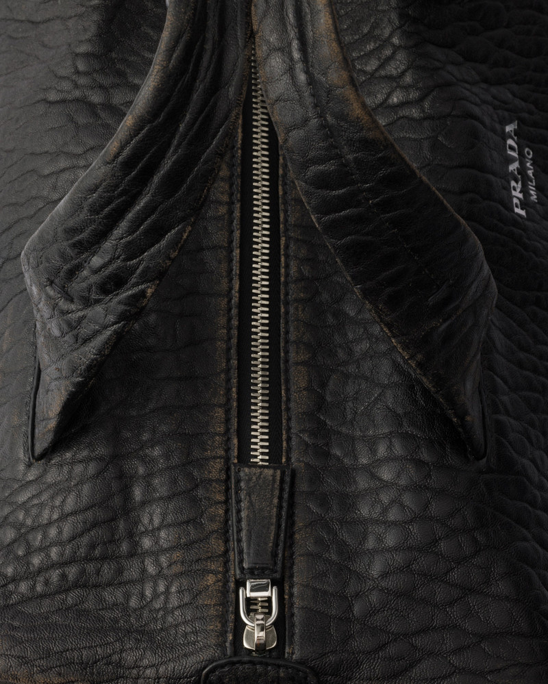 Nappa leather duffle bag 5