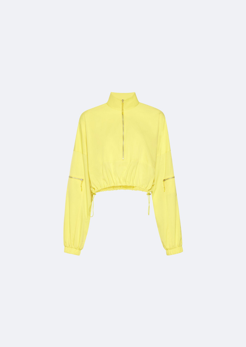 LAPOINTE Windbreaker Half Zip Bungee Top outlook