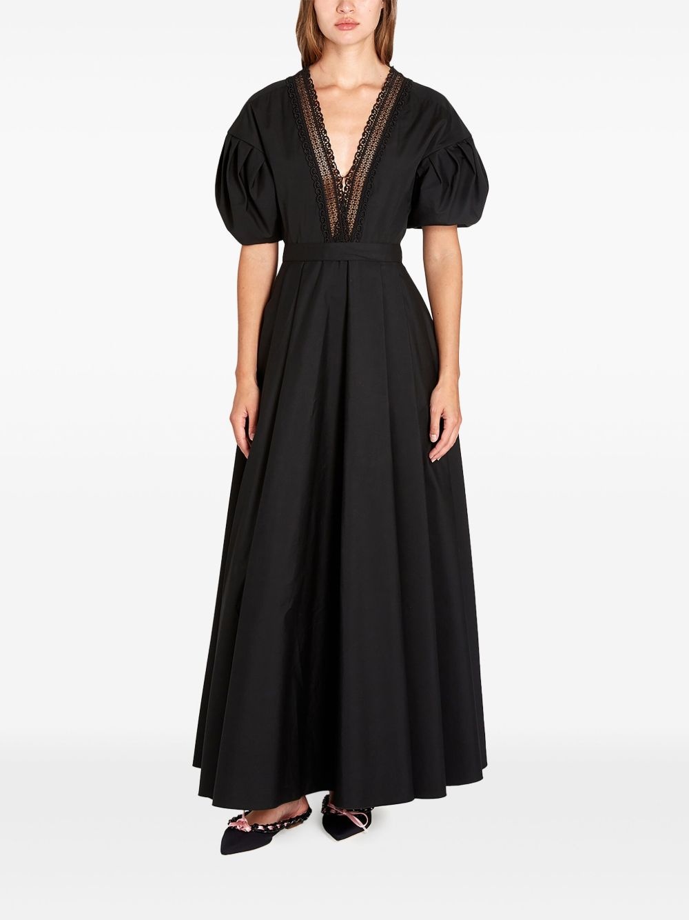 poplin midi dress - 2