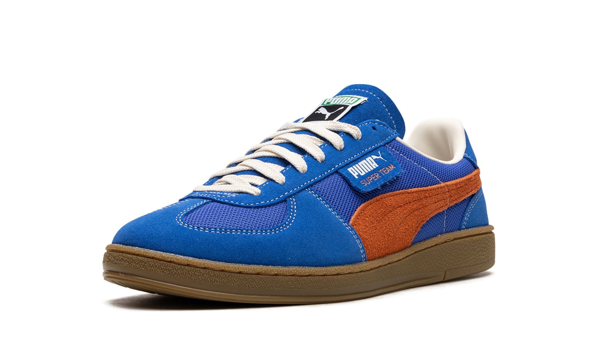 スニーカー ^PUMA^ Super Team Handy Blue Orange 39314201 393142-01 PUMA Super Team Handy - Ultra Blue-Rickie Orange men's shoes