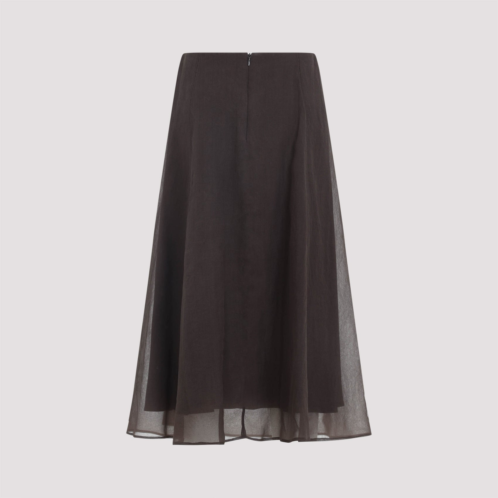 Brunello Cucinelli Silk Midi Skirt Women - 2