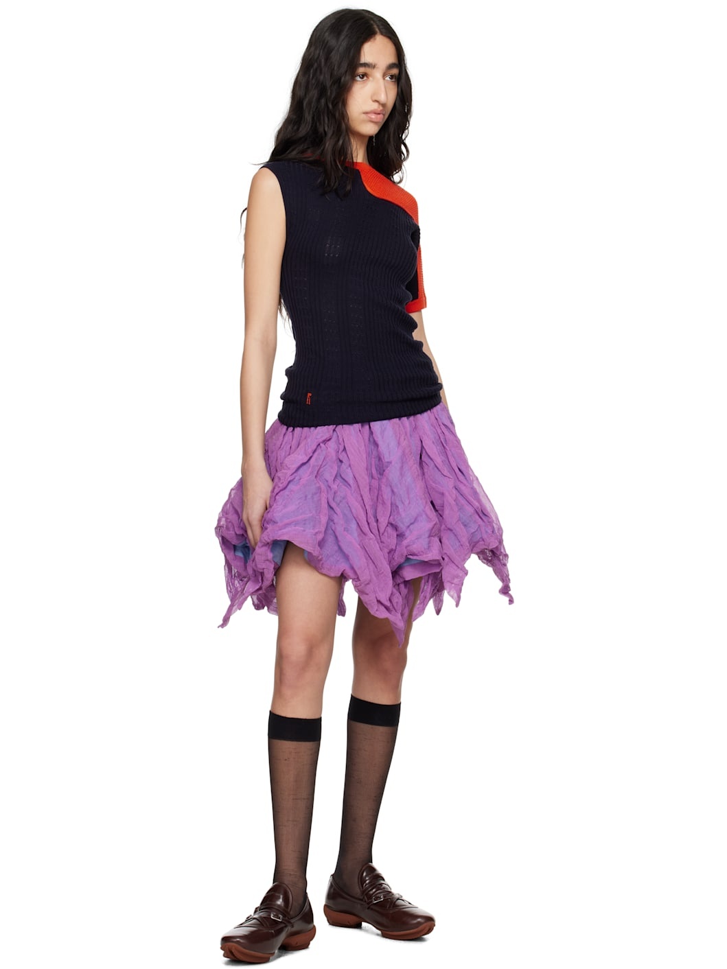 Purple Uhura Circle Midi Skirt - 4