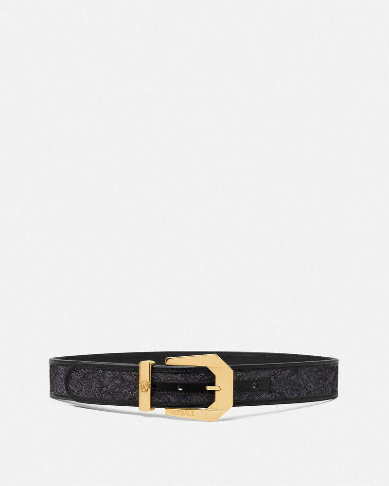 Versace Medusa Heritage Barocco Jacquard Belt 4 cm VERSACE Medusa Heritage Barocco Jacquard Belt 4 cm | REVERSIBLE main image 3
