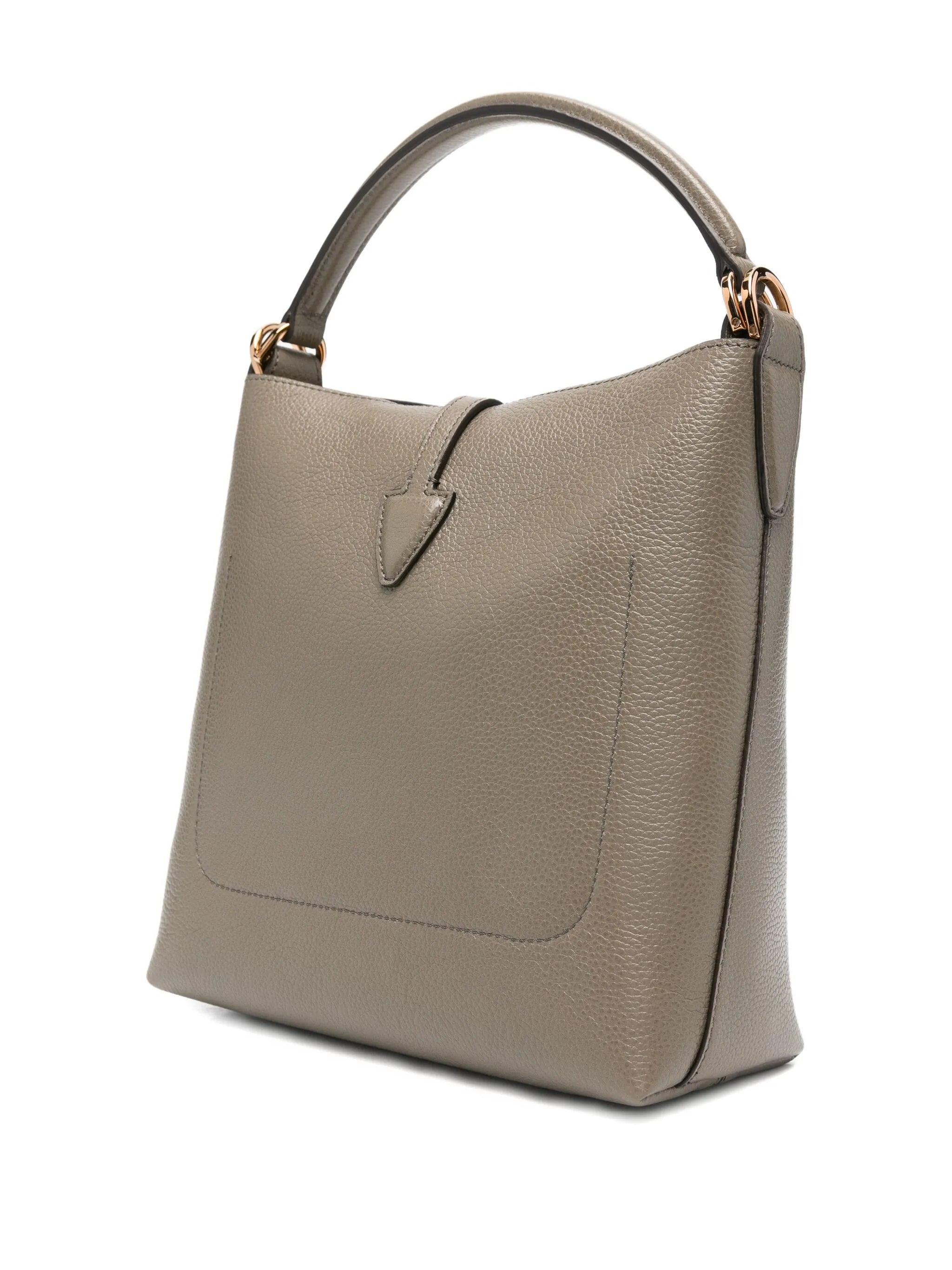 Tod's T-buckle Leather Shoulder Bag - 5