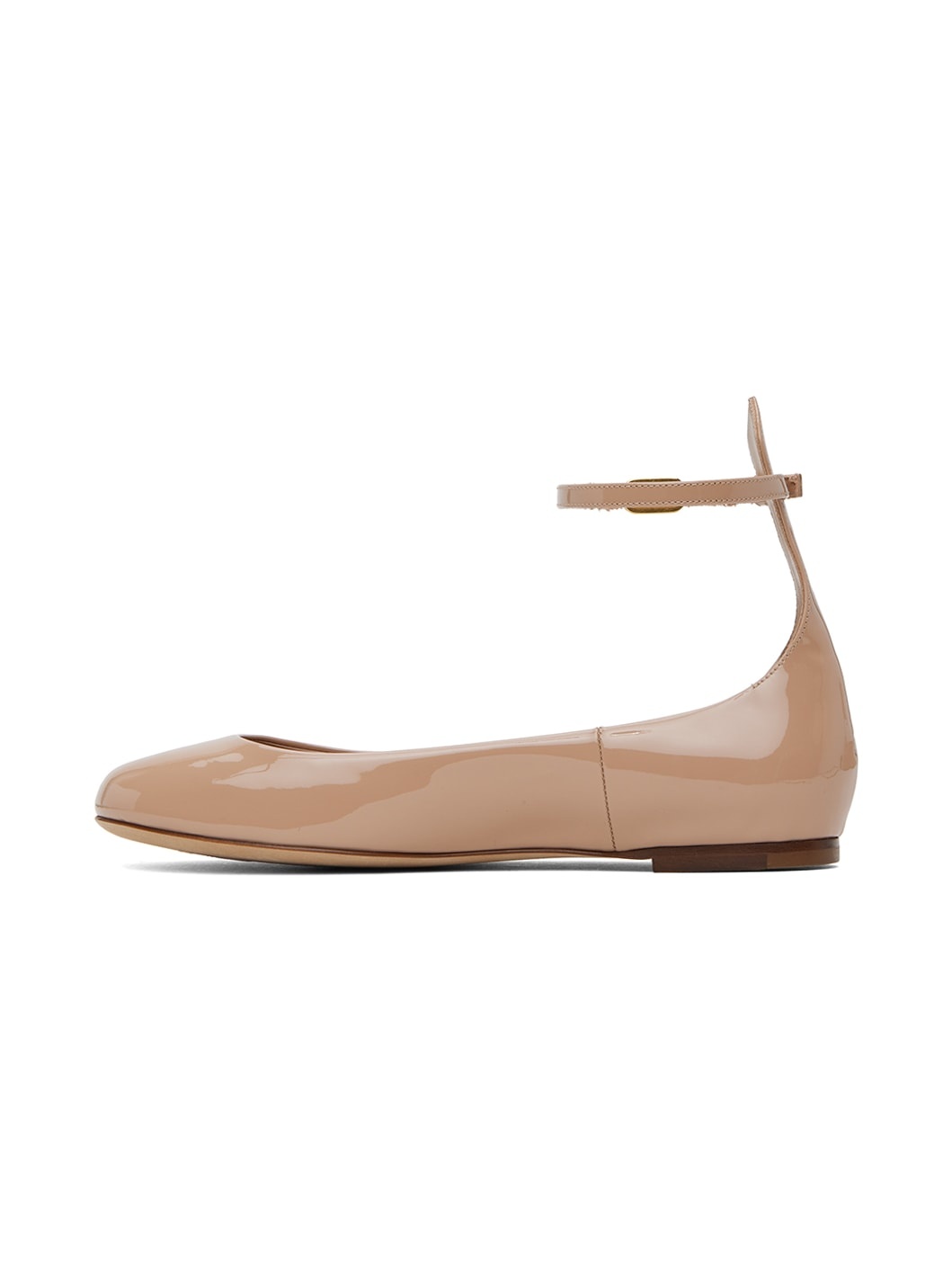 Pink Tan-Go Patent Leather Ballerina Flats - 3