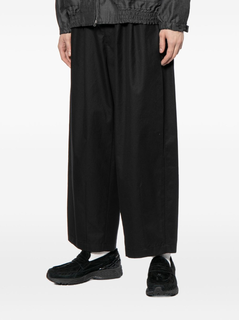 cotton wide-leg trousers 3