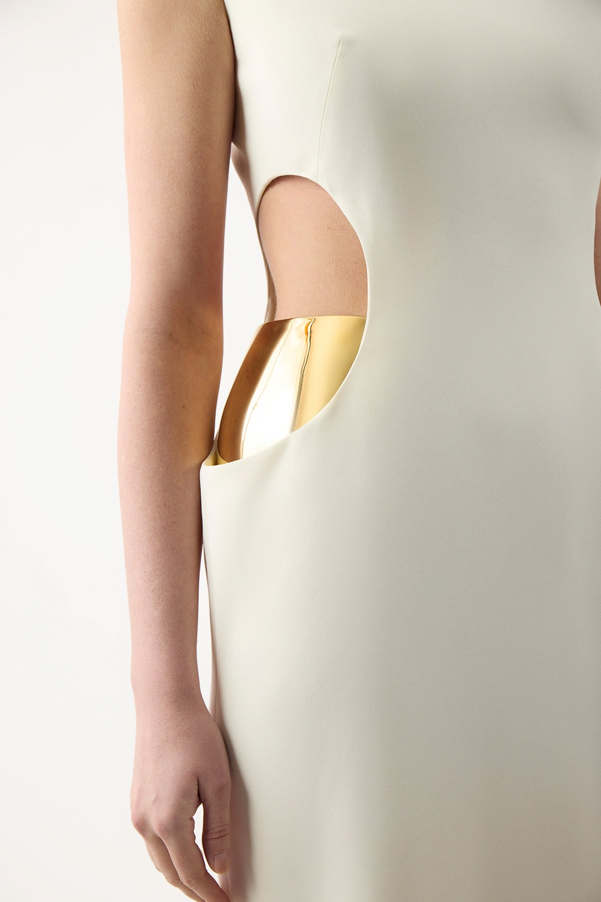 Faith Dress in Silk Wool Cady - 8