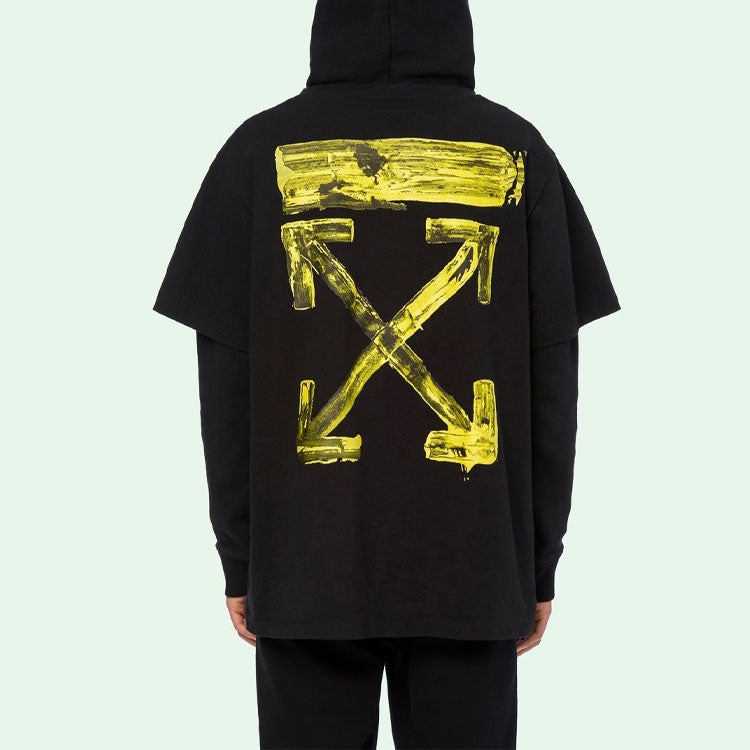 Off-White Back Arrow Printing Drawstring Black OMAB033F191850101060 - 4