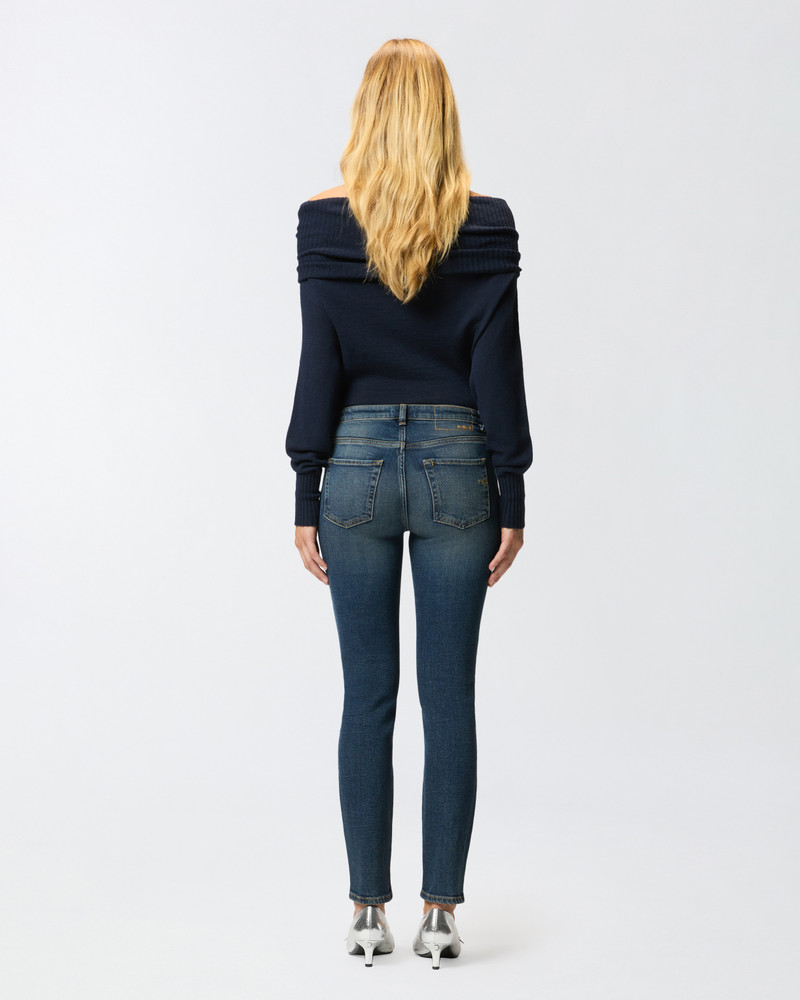 HIGH-WAISTED SKINNY JEANS 4
