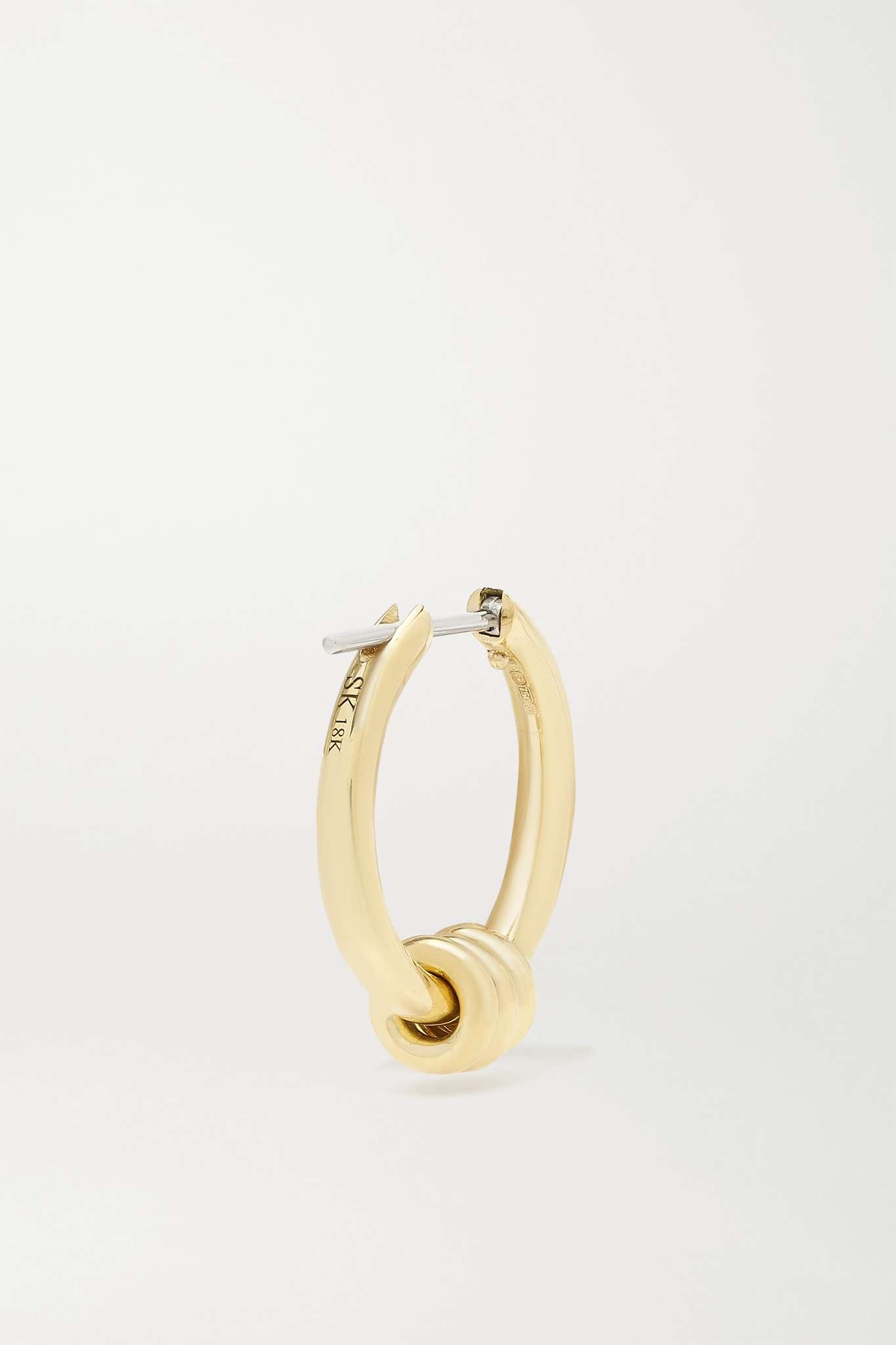 Ara 18-karat gold diamond hoop earrings - 4