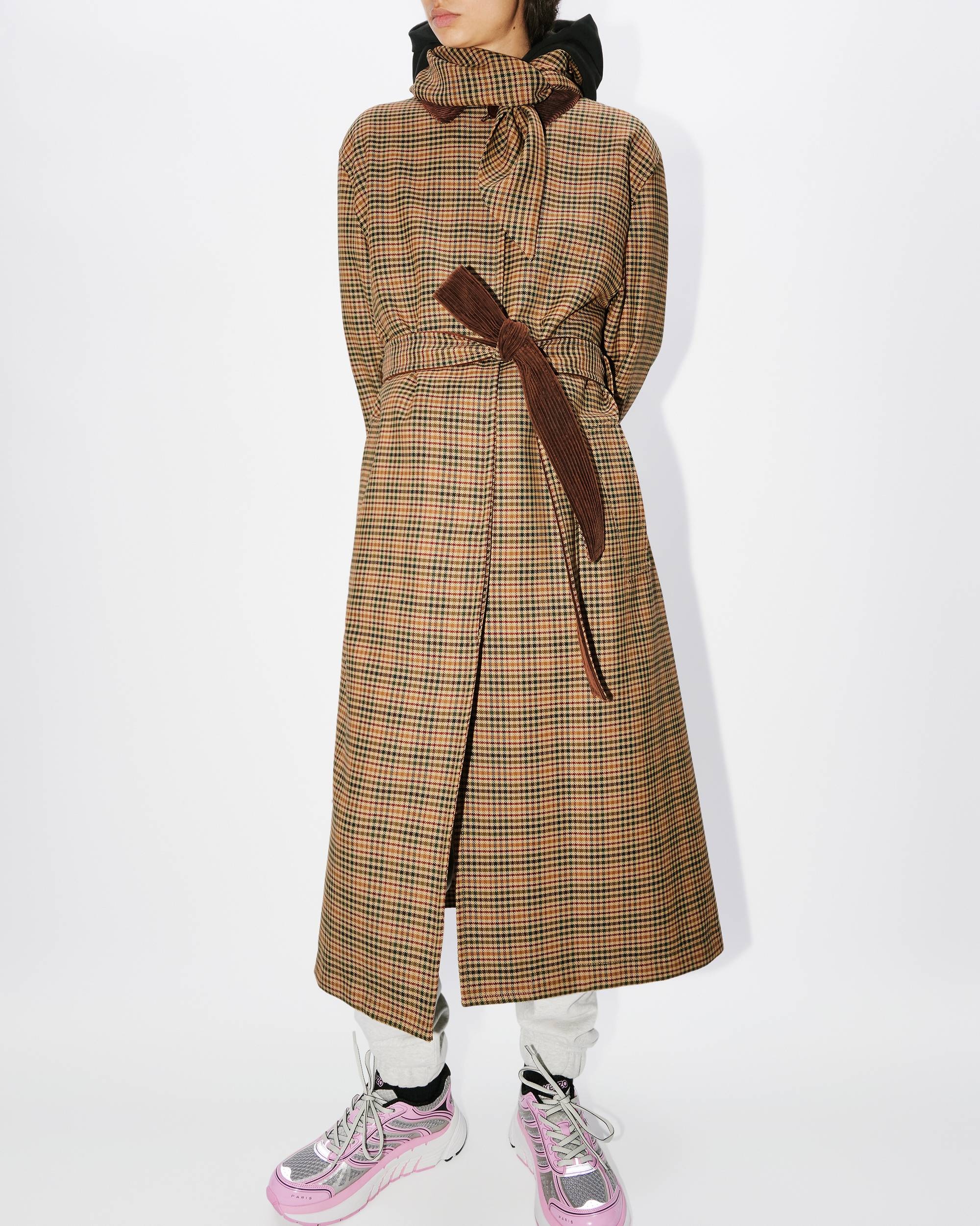 Trench coat with hood - 11