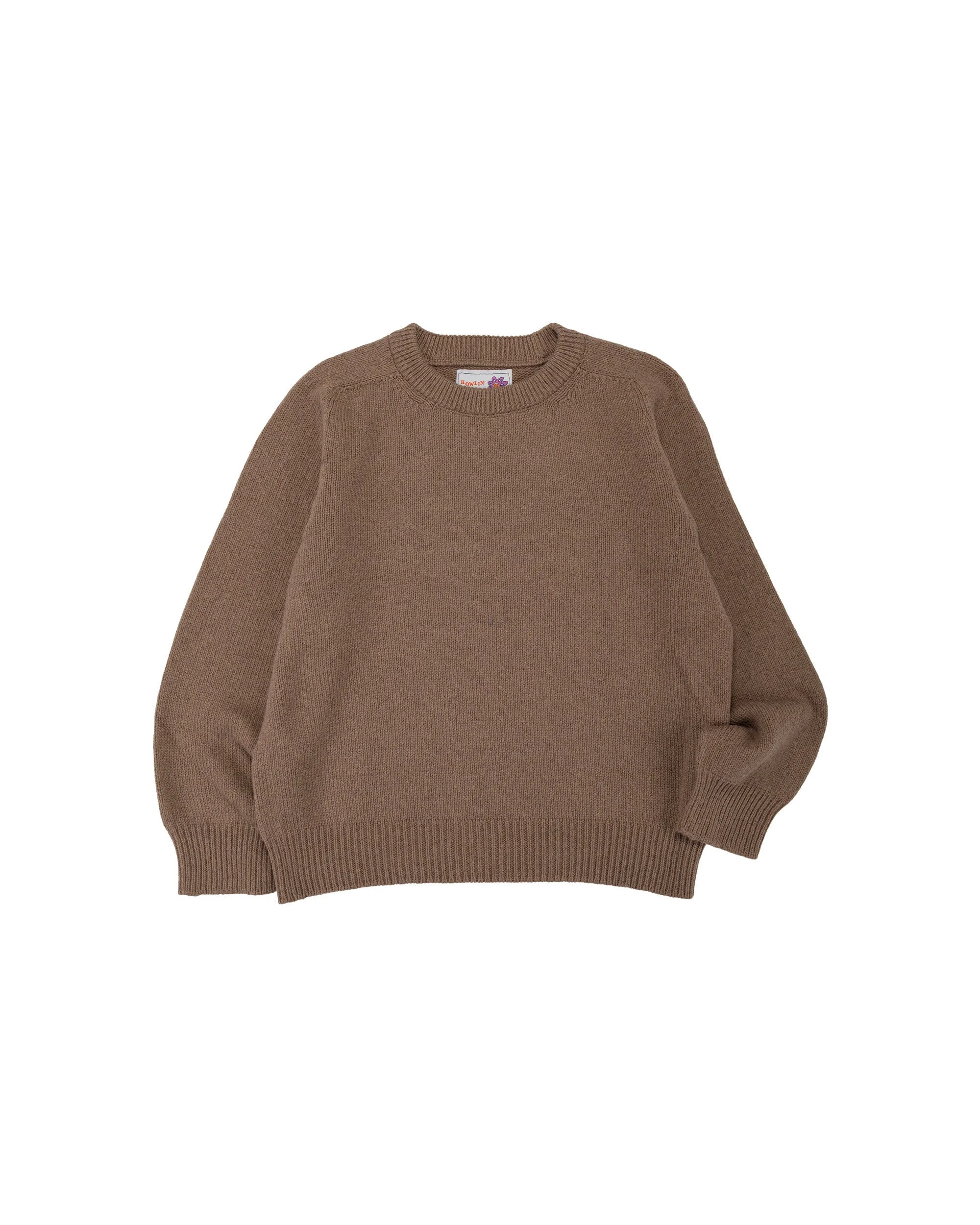 Acid Folk Knit Brown Noise - 1