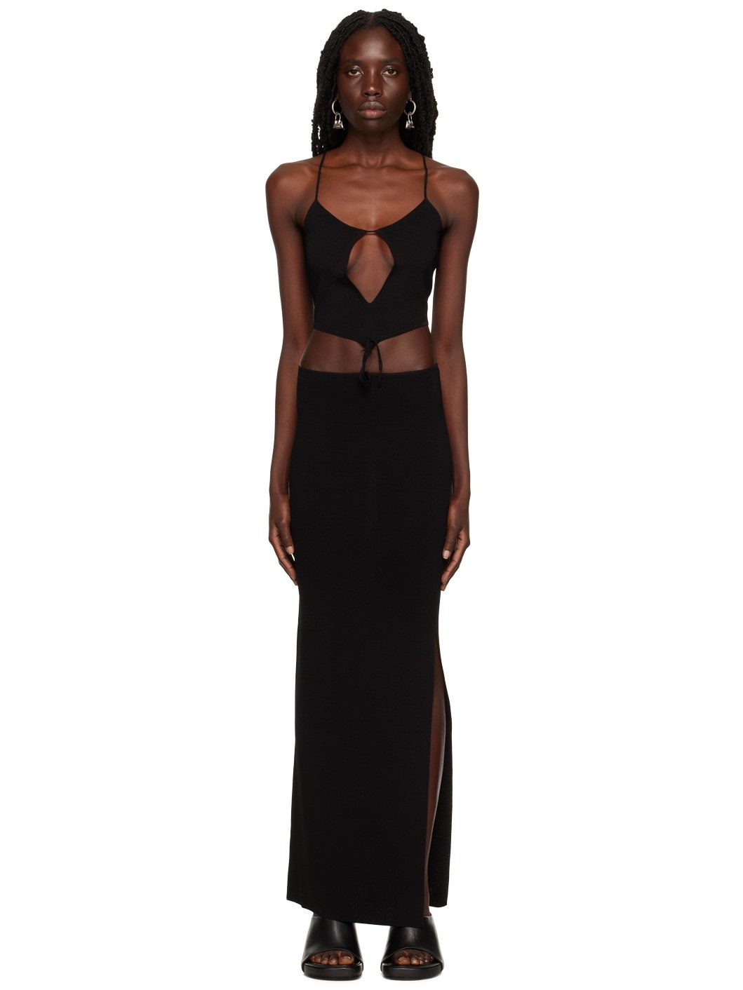 Black Mesquite Midi Dress - 1