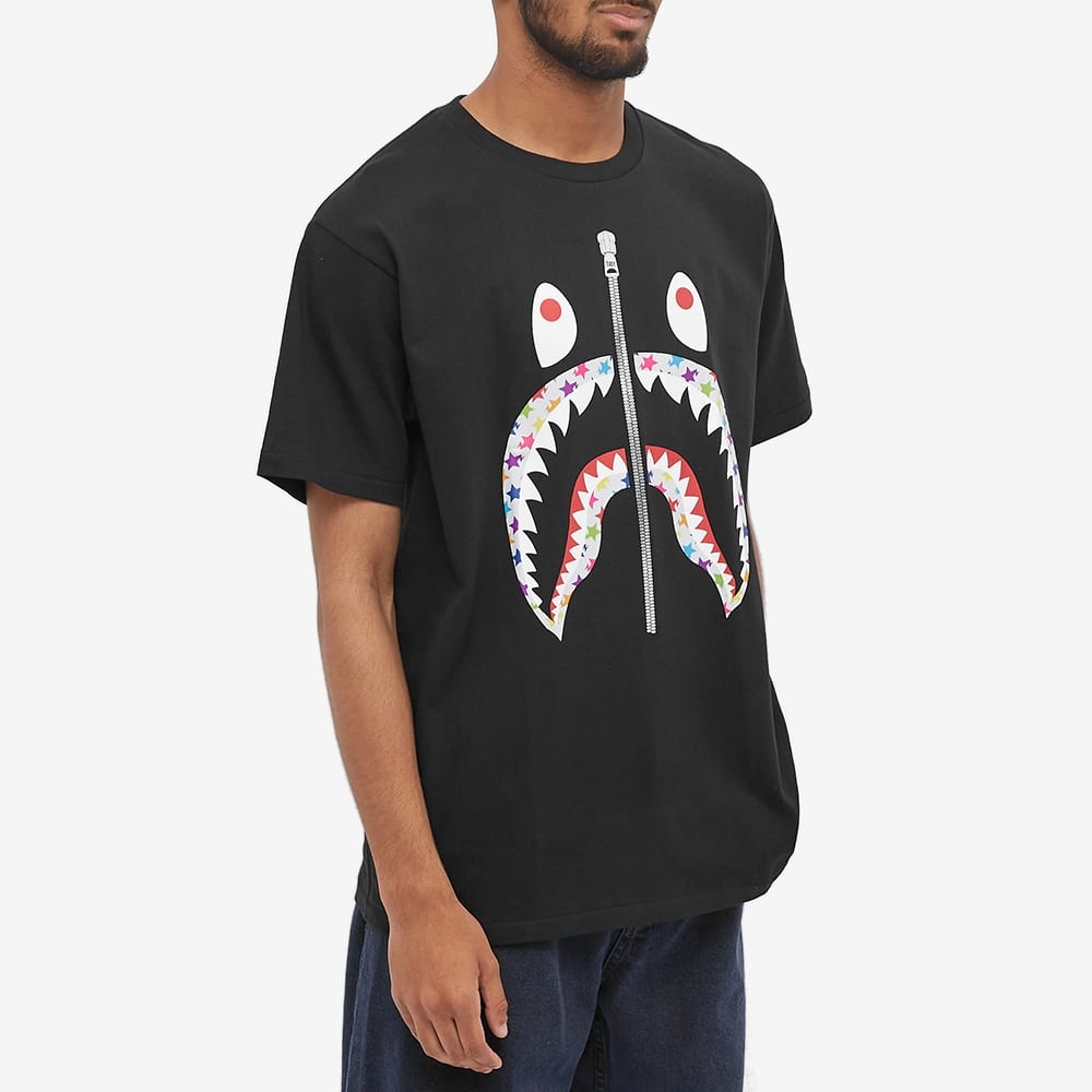 A Bathing Ape STA Pattern Shark Tee - 3