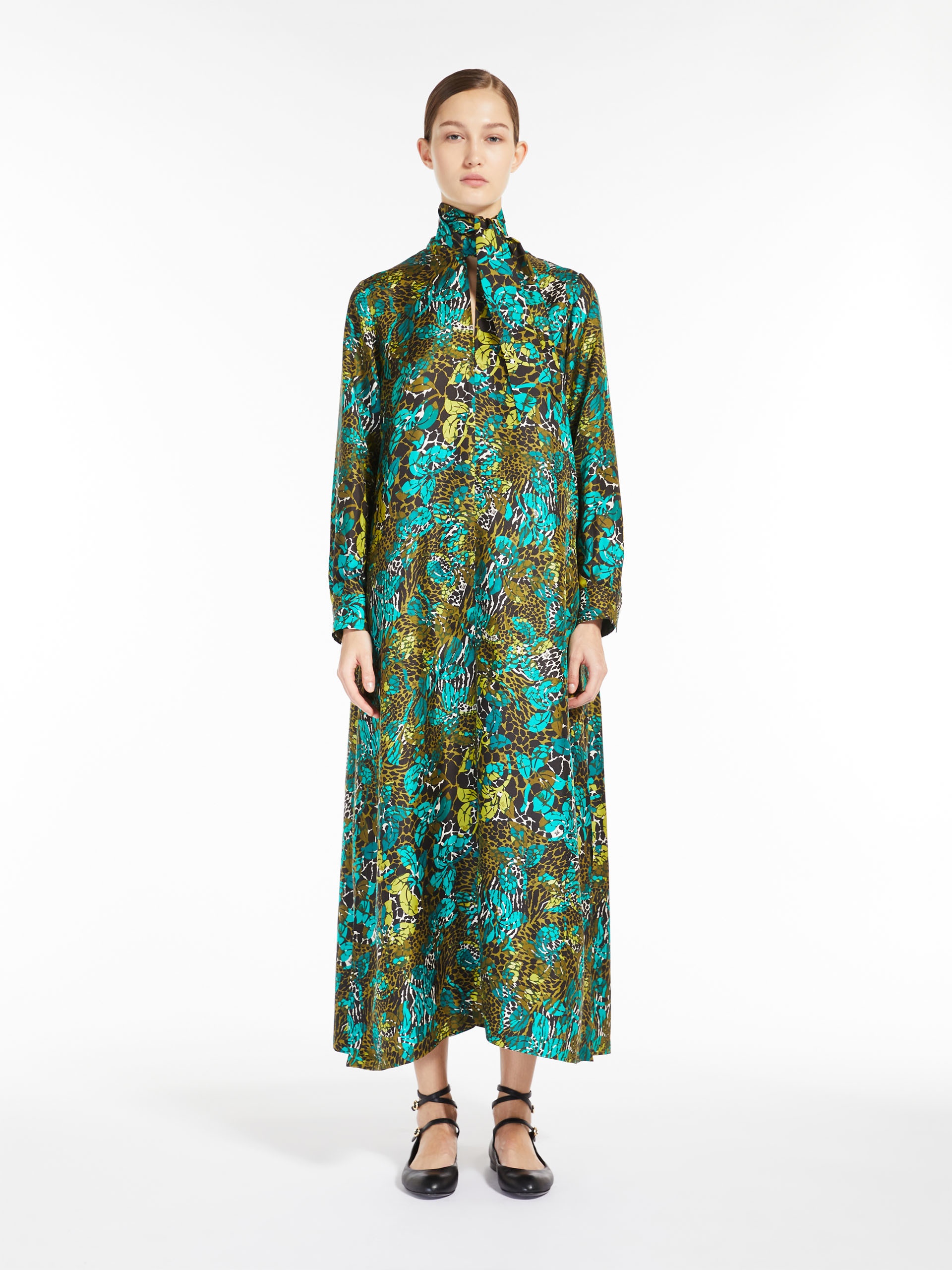 Max Mara Printed silk shirt dress | maxmara | REVERSIBLE