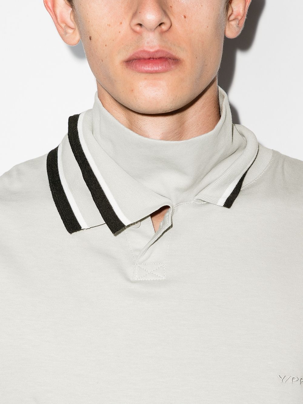 three neck polo top - 4