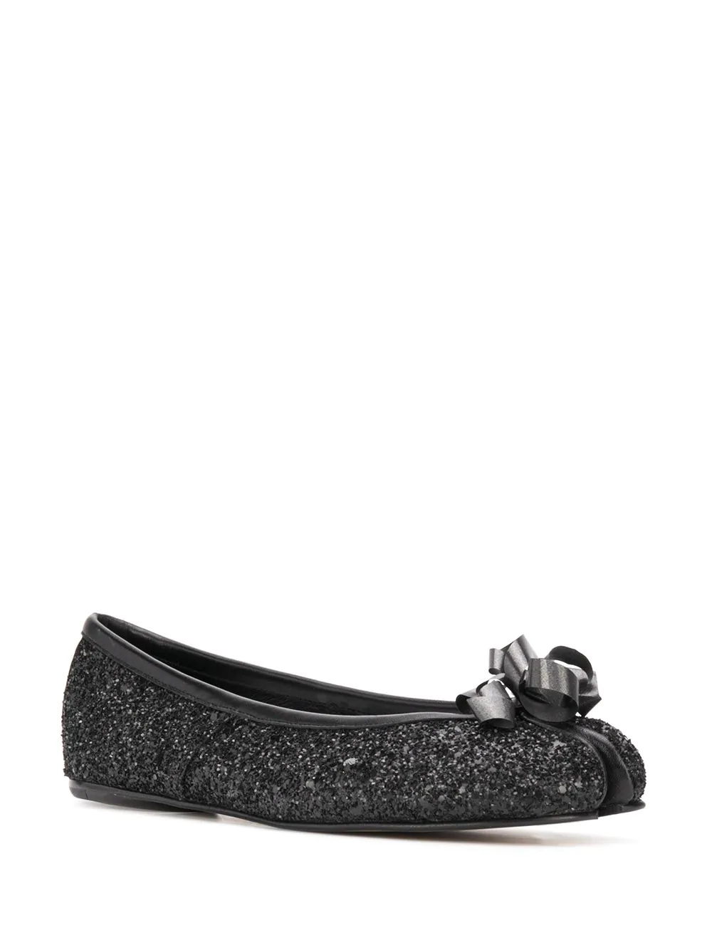 Tabi glitter ballerina shoes - 2