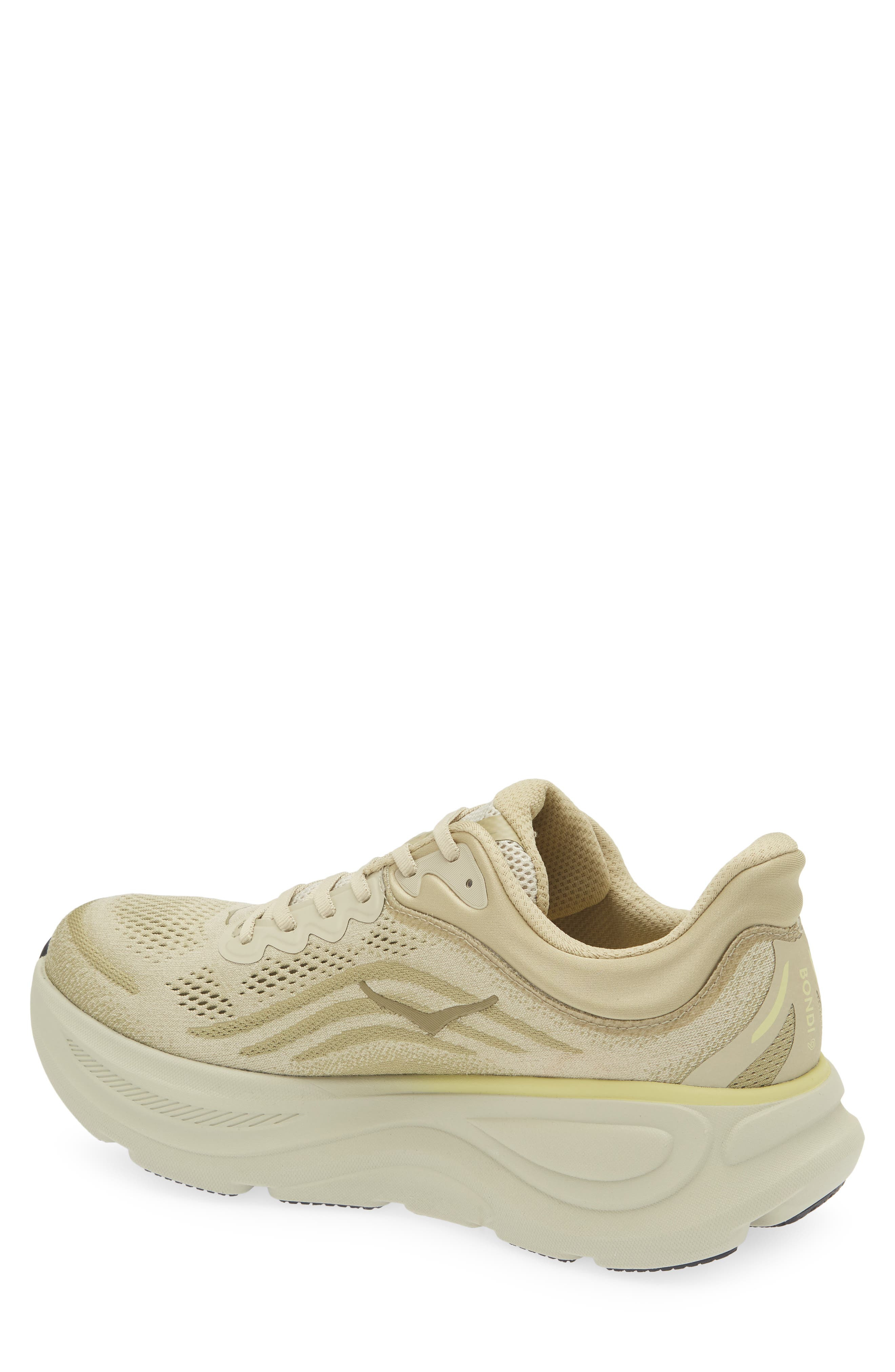 HOKA Bondi 9 Running Shoe in Grassland /Oyster Mushroom at Nordstrom - 2