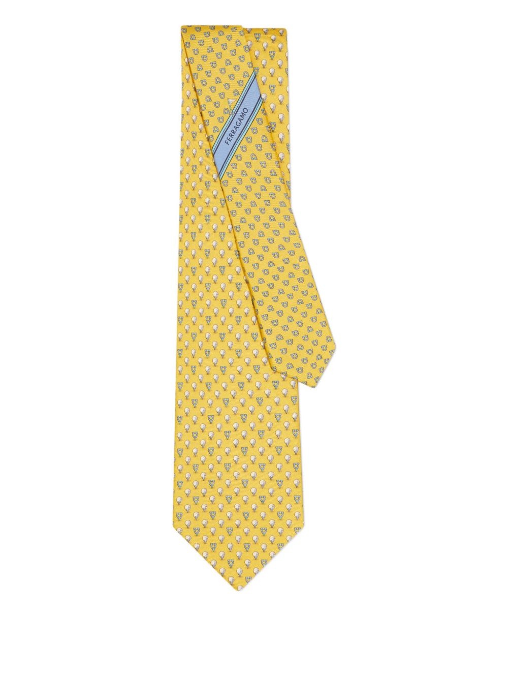 Gancini-print tie - 2