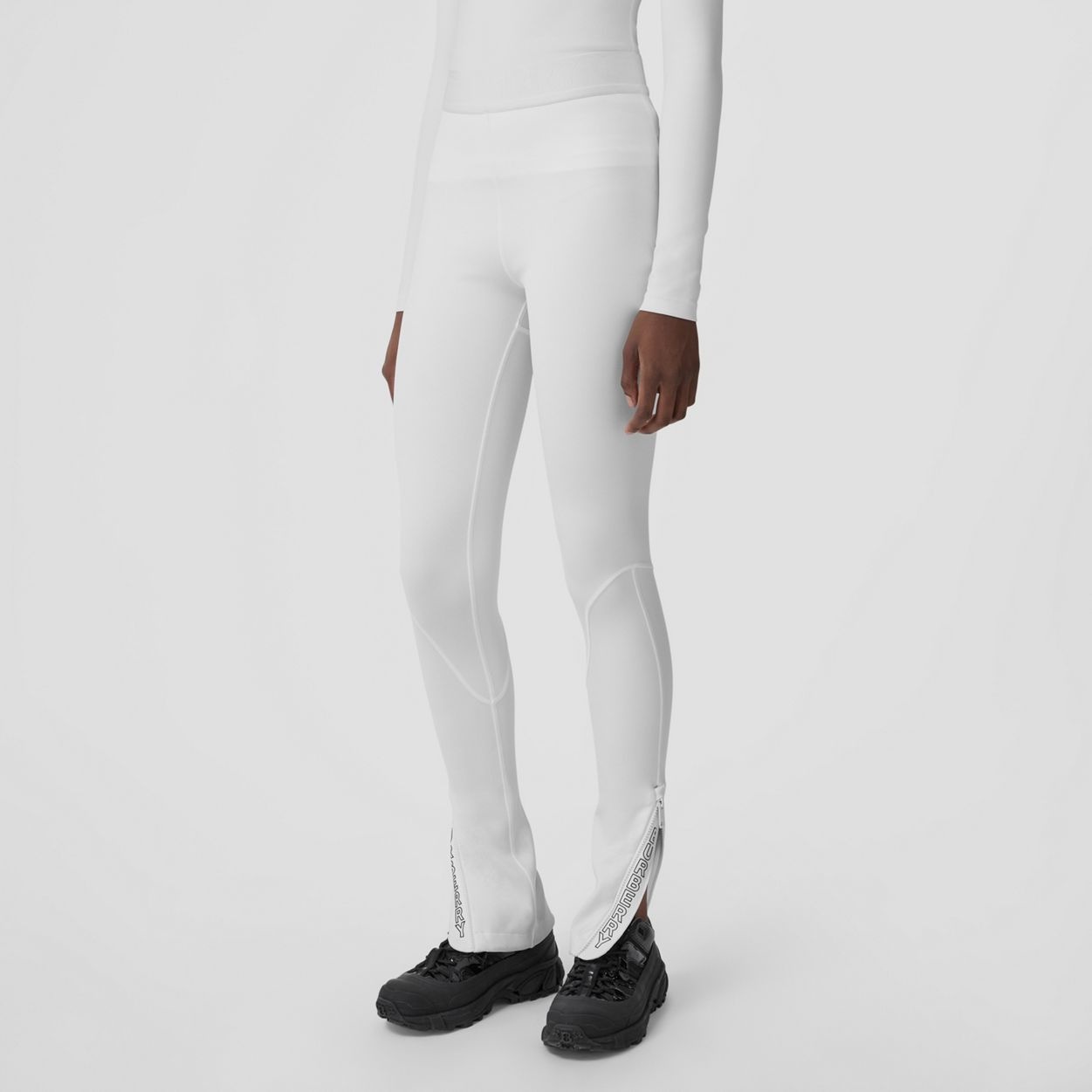 Logo Detail Stretch Jersey Leggings - 6