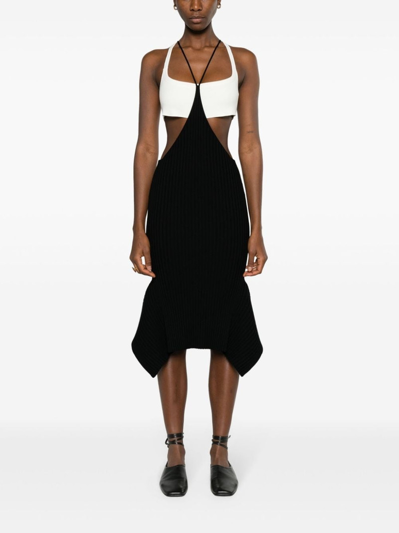 AISLING CAMPS Shala ribbed midi skirt outlook