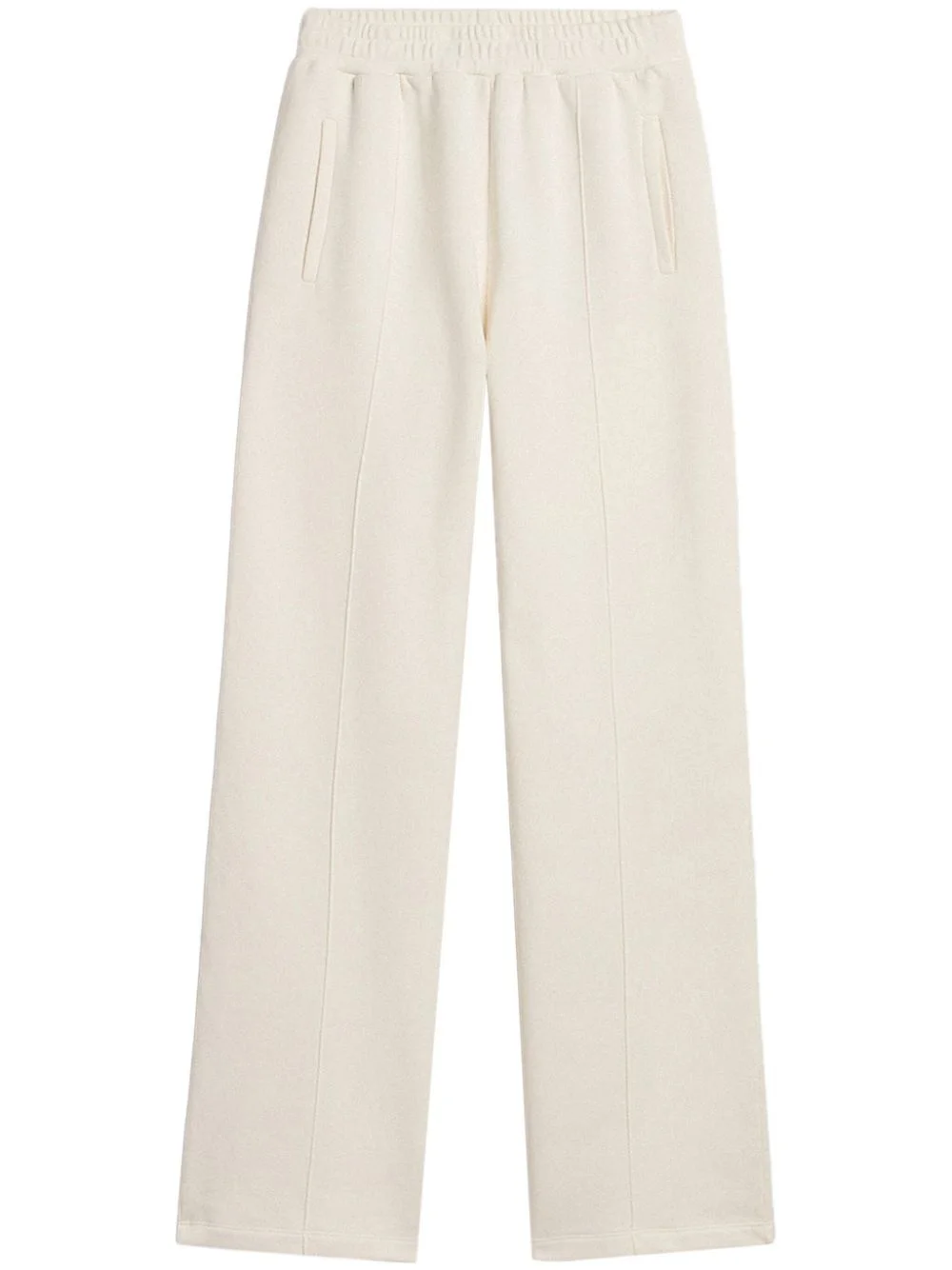 white cotton joggers - 1