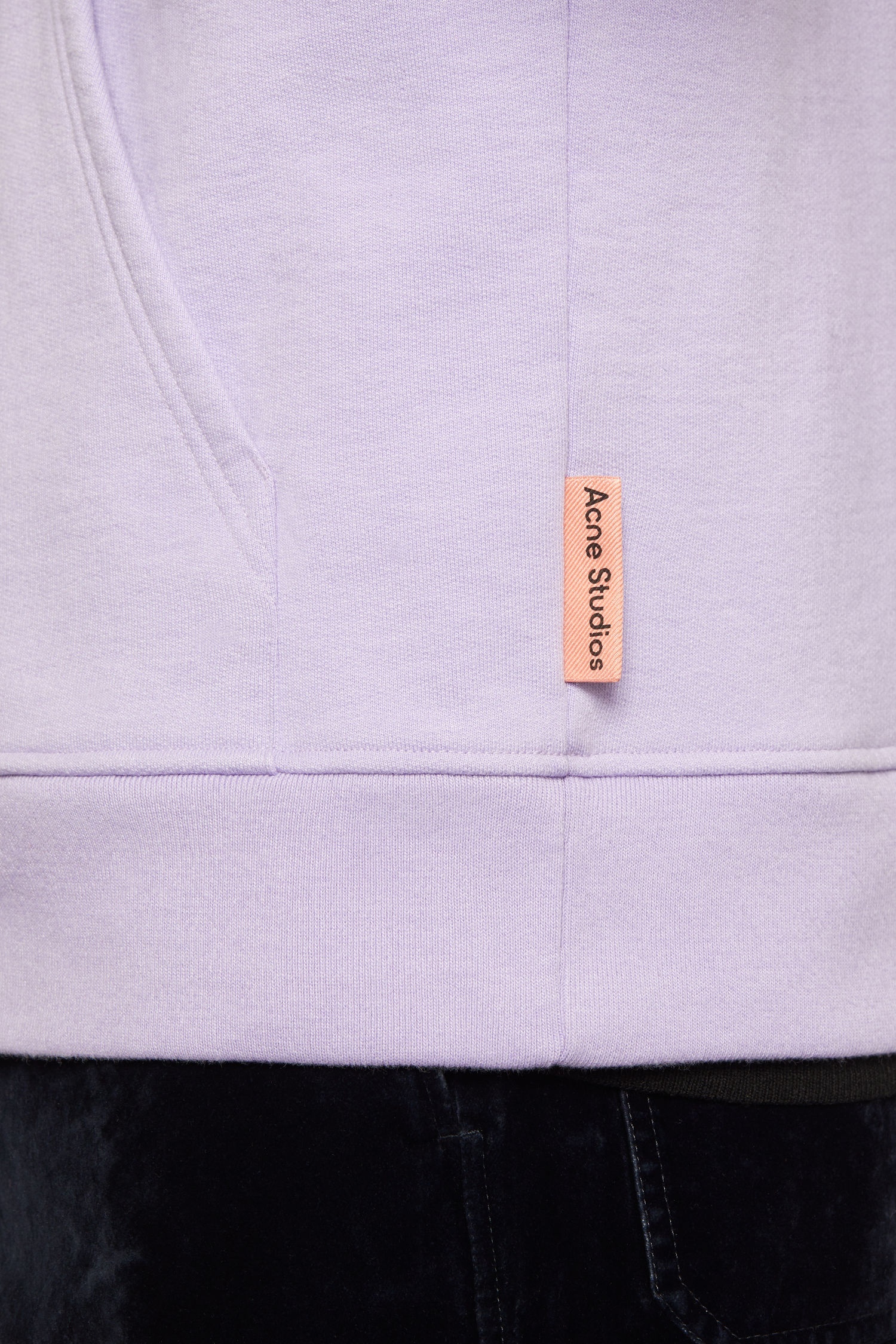 Classic fit hooded sweatshirt light purple - 6