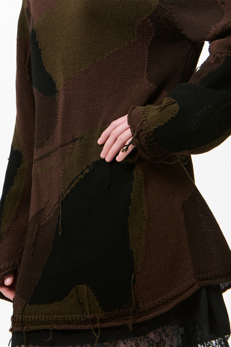False Roundneck Camo Cotton Rafia 4