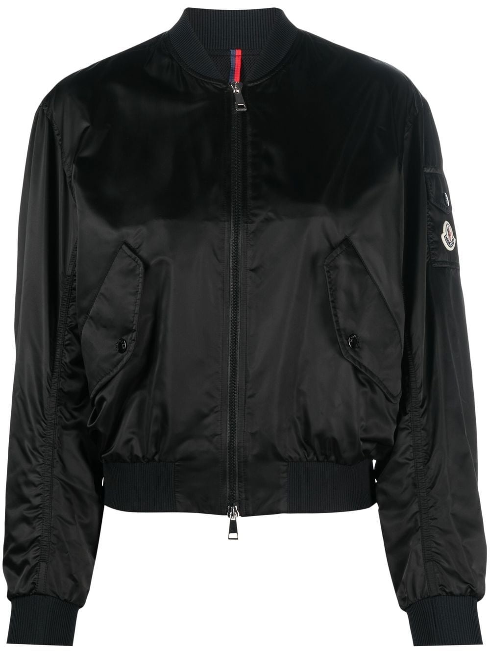 Ter logo-patch bomber jacket - 1