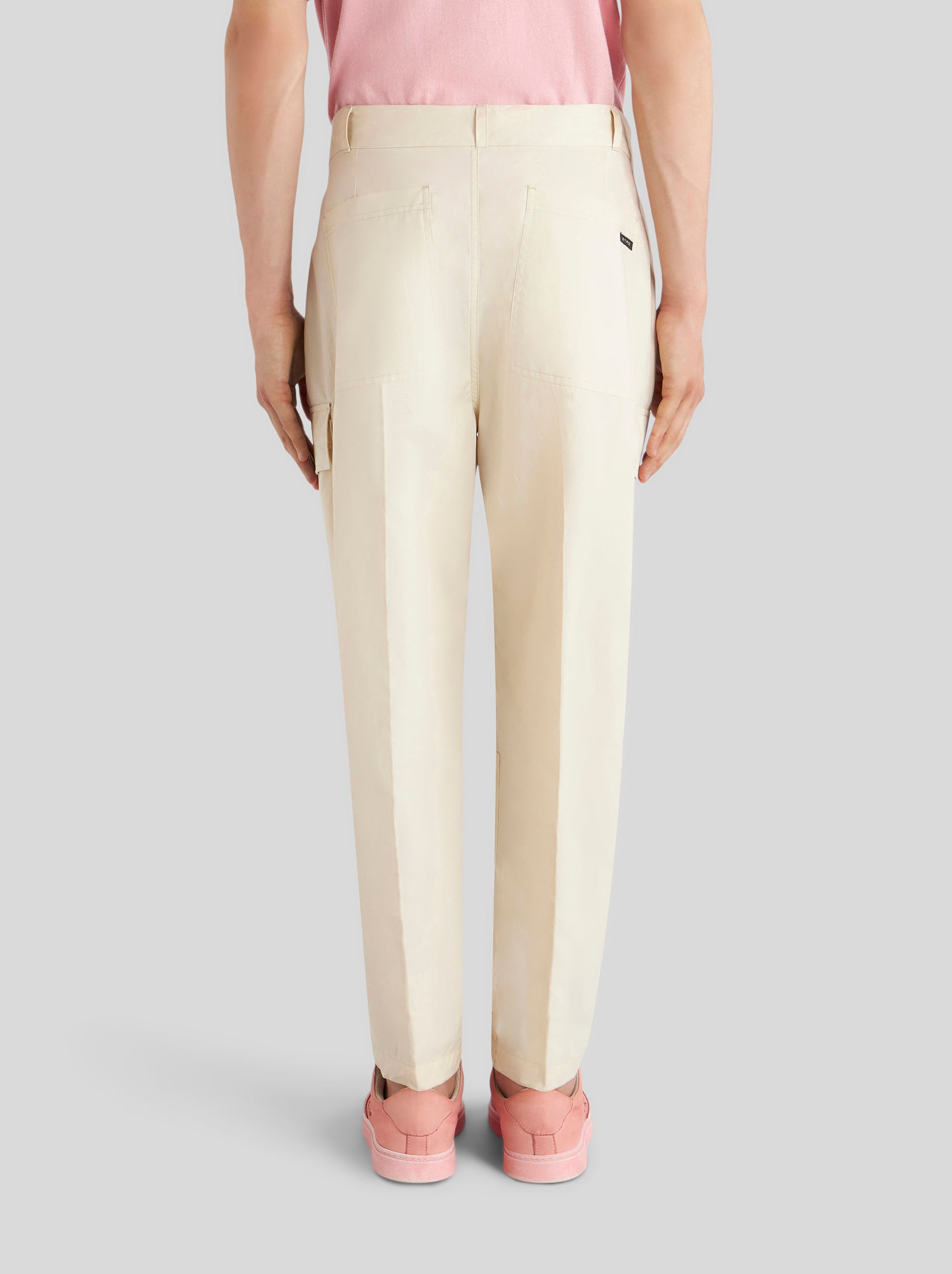 COTTON CARGO TROUSERS - 4