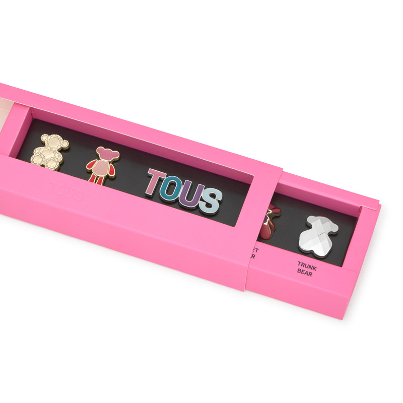 TOUS Pack of gold-colored Pins TOUS Bear Style outlook