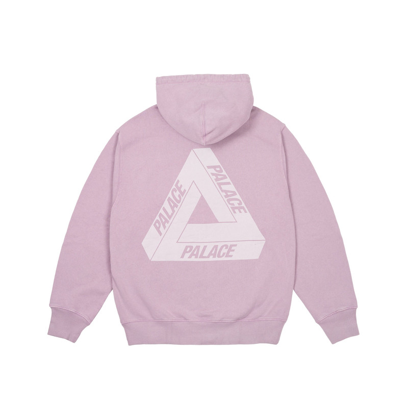 PALACE PIGMENT WASH TRI-FERG ZIP HOOD LILAC outlook