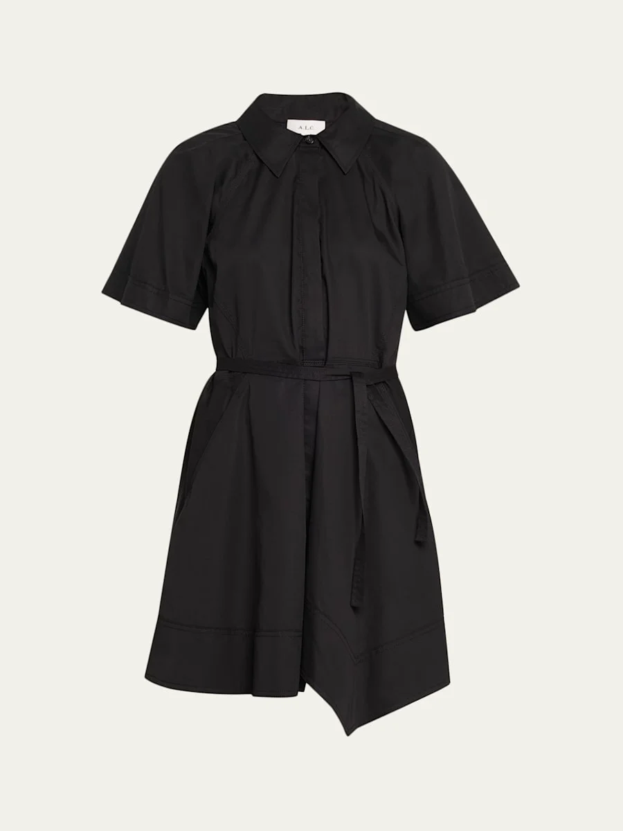 Julie Short-Sleeve Shirtdress - 1