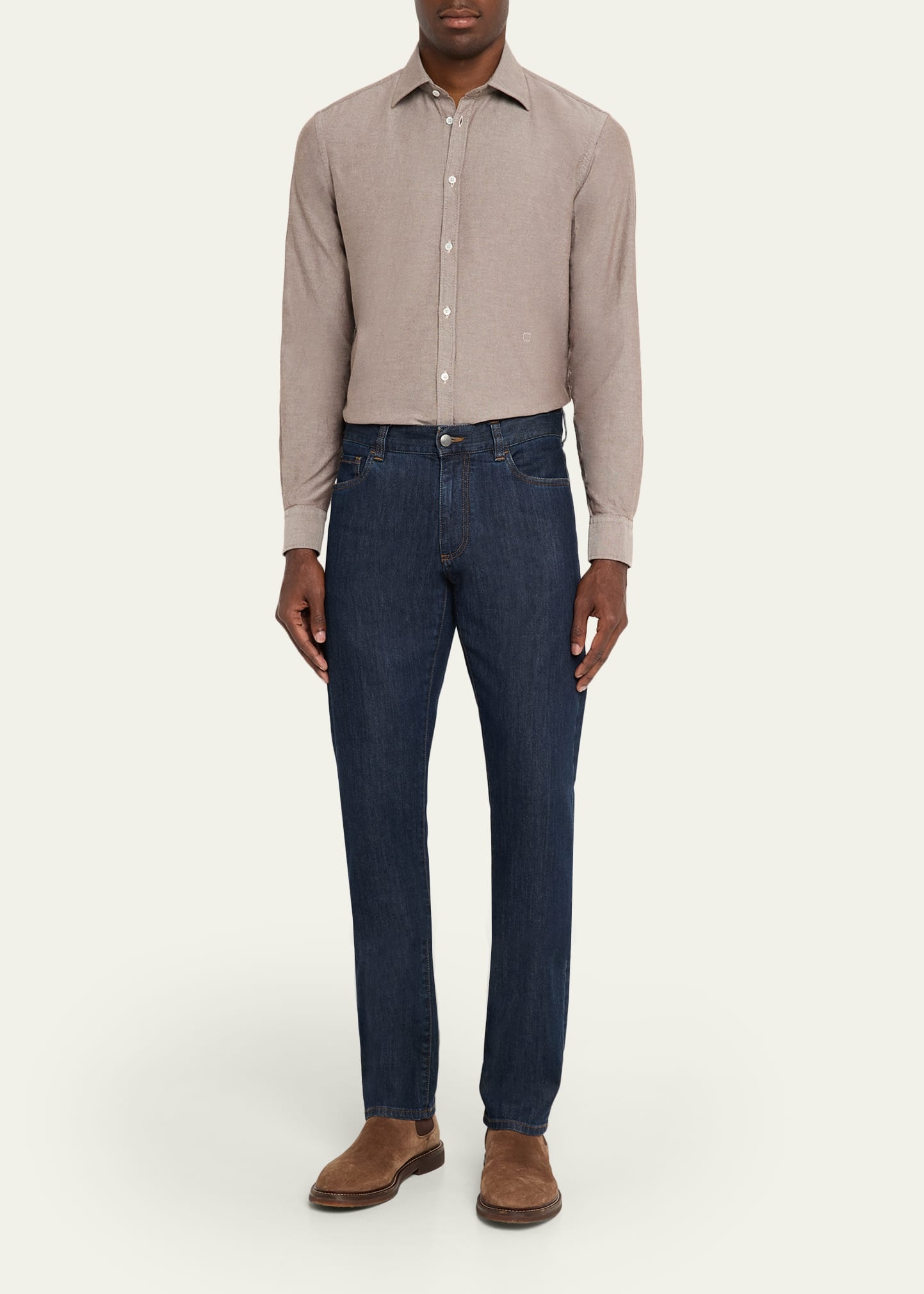 Men's Genova Cotton Oxford Button-Down Shirt - 2